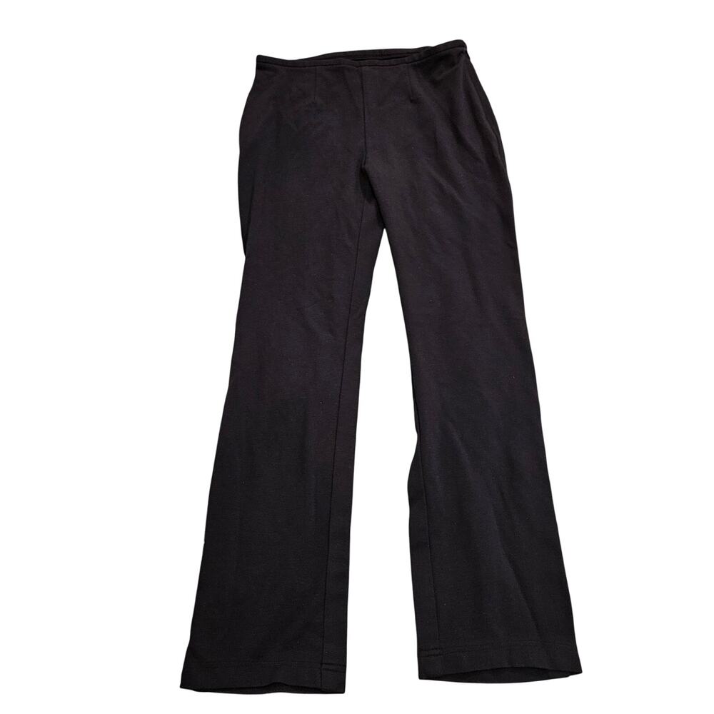 Worth New York Navy Straight Leg Pants Size 4 Stretch Pull On Career Workwear